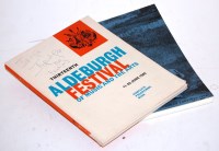 Lot 533 - ALDEBURGH FESTIVAL PROGRAMME, 1969, signed on...