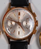 Lot 726 - A Festina gents chronograph, having gold...