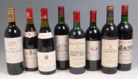 Lot 59 - Wine; eight bottles of vintage French wine as...