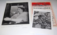Lot 34 - Photograph of the Queen returning from opening...