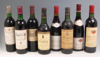Lot 60 - Wine; eight bottles of vintage red wine as...