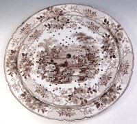 Lot 76 - An early Victorian Spode meat dish with...