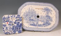 Lot 78 - A mid 19th century Staffordshire blue and...