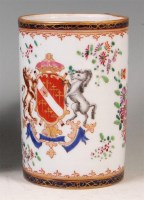 Lot 86 - A 19th century Samson porcelain tankard,...
