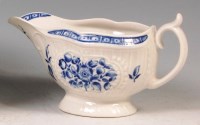 Lot 97 - A mid 18th century Worcester sauce boat,...