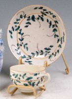 Lot 105 - An 18th century Meissen Dresden cabinet cup...