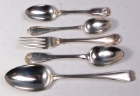 Lot 164 - A quantity of silver flatware, to include; six...