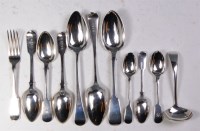 Lot 191 - Assorted principally 19th century silver...