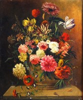 Lot 378 - Karl Heiner (Austrian C19th/20th) - Still life...