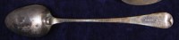 Lot 167 - A George III silver stuffing spoon, in the Old...