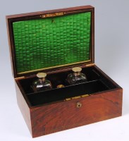 Lot 275 - A circa 1830 rosewood and brass inlaid...