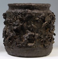 Lot 294 - A circa 1900 Continental bronze planter, of...