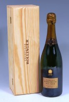 Lot 45 - Bollinger champagne RD, 1996, with wooden box