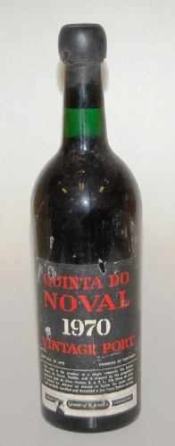 Lot 53 - Quinta do Noval 1970 vintage port, labels poor,...