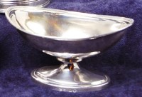 Lot 158 - A George III silver pedestal table salt, of...