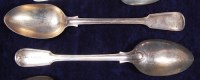 Lot 166 - A pair of Victorian silver serving spoons, in...