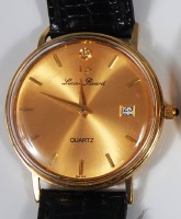 Lot 227 - A Lucien Picard 14ct gold cased gents...