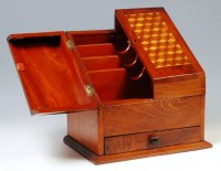 Lot 330 - A Victorian walnut and satinwood inlaid...