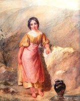 Lot 426 - 19th century English school - The Watergirl,...