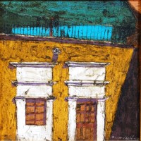 Lot 432 - Padraig Macmiadhachain (b.1929) - Doorways of...