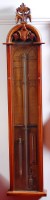 Lot 464 - An Admiral Fitzroy's walnut cased barometer,...