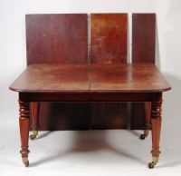 Lot 523 - A circa 1830 mahogany extending dining table,...