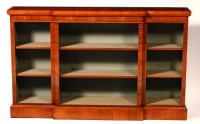 Lot 546 - A Victorian style walnut breakfront...