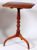 Lot 548 - A Regency mahogany pedestal tripod table, the...