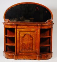 Lot 560 - A Victorian figured walnut and crossbanded...