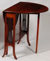 Lot 583 - An Edwardian mahogany and satinwood...