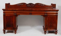 Lot 618 - An early Victorian mahogany twin pedestal...