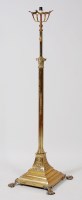 Lot 621 - A late Victorian lacquered brass telescopic...