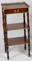 Lot 622 - A French Napoleon III rosewood and gilt brass...