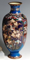 Lot 317 - A late 19th century Japanese cloisonné enamel...