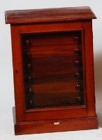 Lot 637 - An A W Gamage of Holborn mahogany collectors...