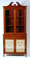 Lot 641 - A Sheraton Revival mahogany and inlaid...