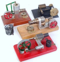 Lot 45 - A collection of 4 small hot air striking cycle...