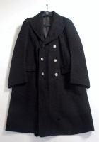 Lot 91 - An LMS nickel buttons porters greatcoat c1935