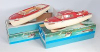 Lot 165 - Two 1960's French Hornby/Meccano Boats:...