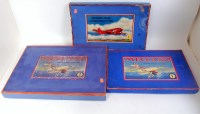 Lot 168 - Three No.1 Meccano Aeroplane boxes (one is...