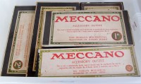 Lot 172 - Seven Meccano Accessory outfits, early 1920's:...