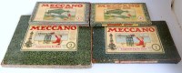 Lot 175 - Four Meccano outfits late 1920's/early 1930's:...
