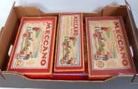 Lot 178 - Five mid 1930's Meccano lettered outfits, all...