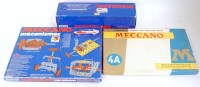 Lot 197 - Three post-war French Meccano outfits:...