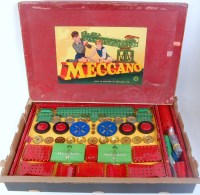 Lot 201 - Late 1950's Meccano No.8 outfit, light green...