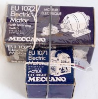 Lot 214 - Two late series Meccano electric AC/DC motors,...
