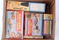 Lot 219 - Eight early 1960's Meccano outfits: Playset No....
