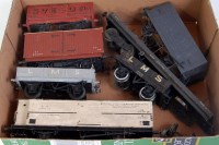 Lot 374 - 7 assorted kit/scratch built wagons including...