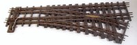 Lot 375 - 3 rail steel track on wooden battens with...