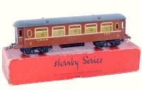 Lot 397 - Hornby 1931-41 repainted LNER saloon coach No....